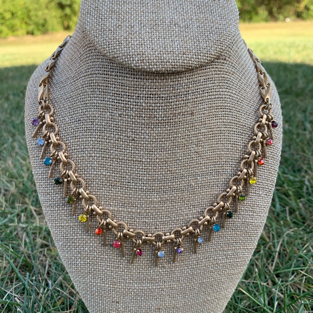 Chloe + Isabel Rainbow Viva Collar Necklace